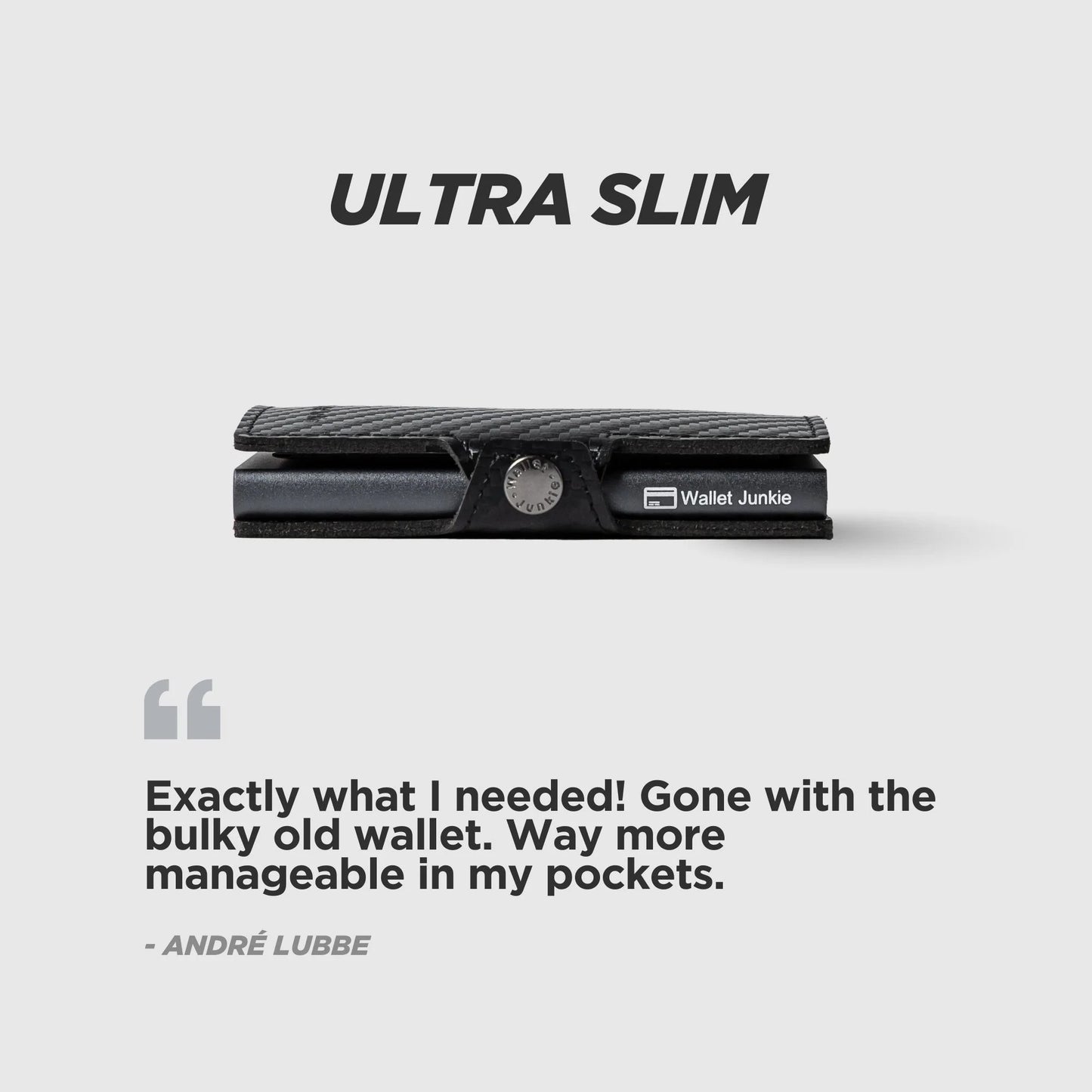 Wallet Junkie Pro | Carbon Fiber