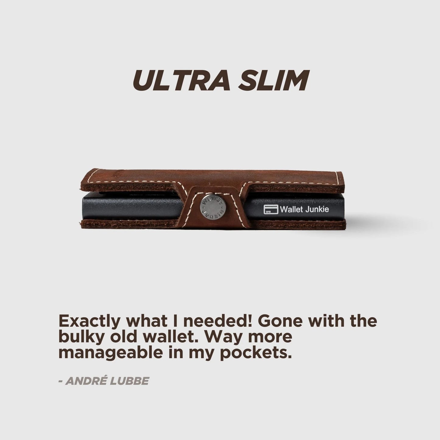 Wallet Junkie Pro | Coffee Brown