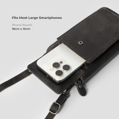 Crossbody Sling Purse | Dark Grey