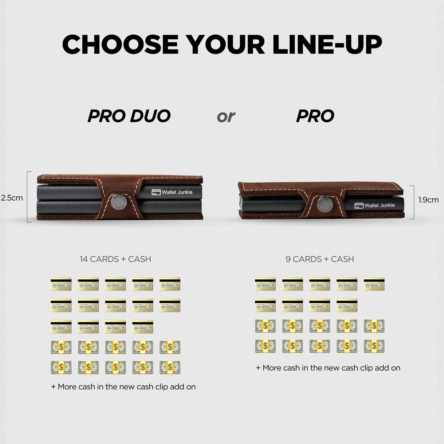 Wallet Junkie Pro Duo | Coffee Brown