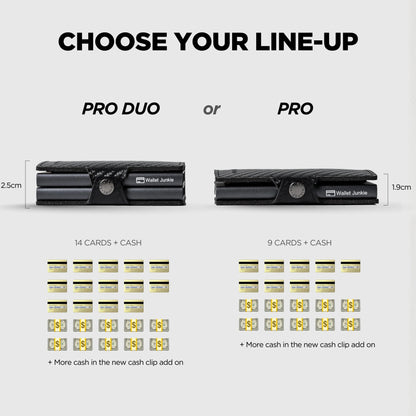 Wallet Junkie Pro Duo | Carbon Fiber