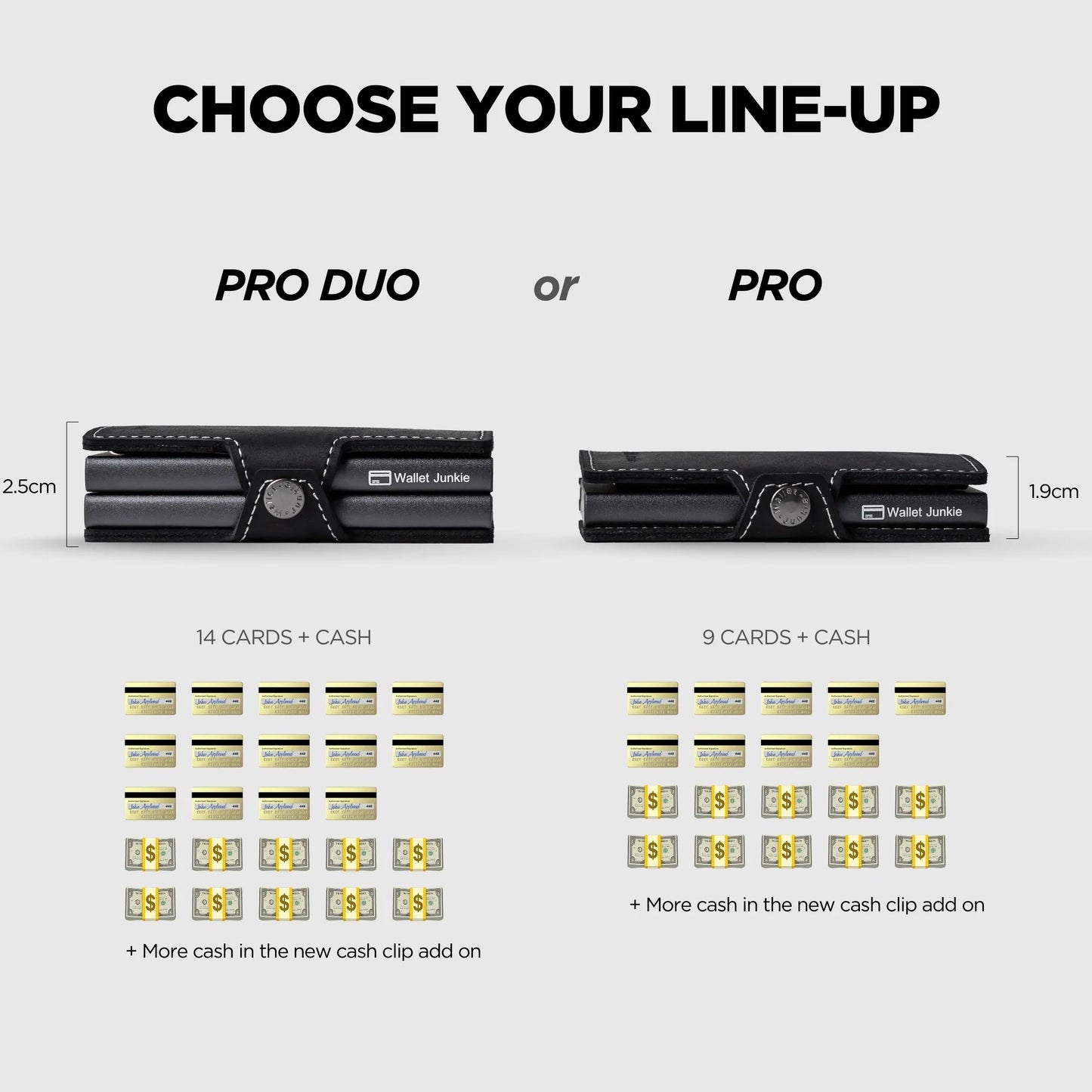 Wallet Junkie Pro Duo | Midnight Black