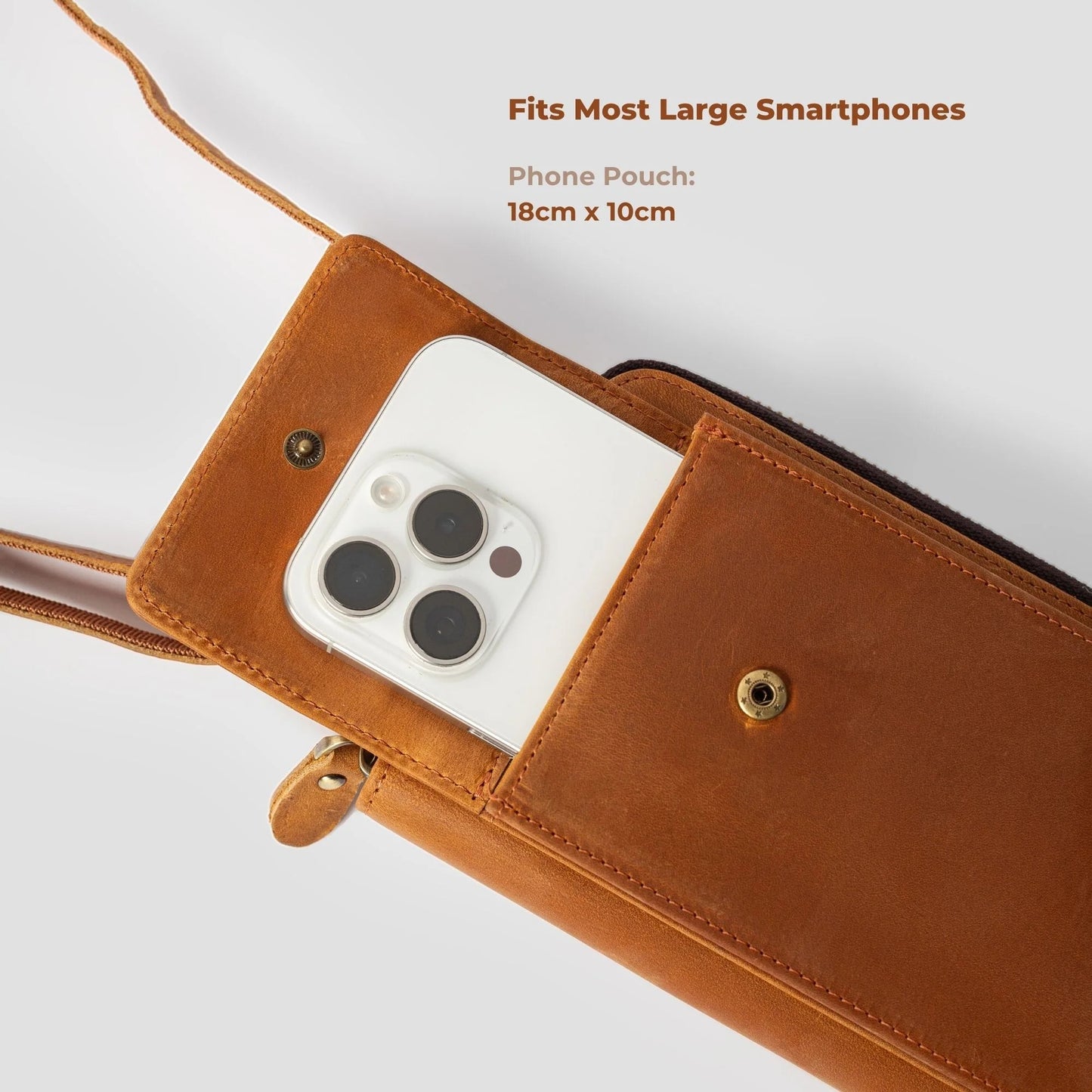 Crossbody Sling Purse | Light Brown